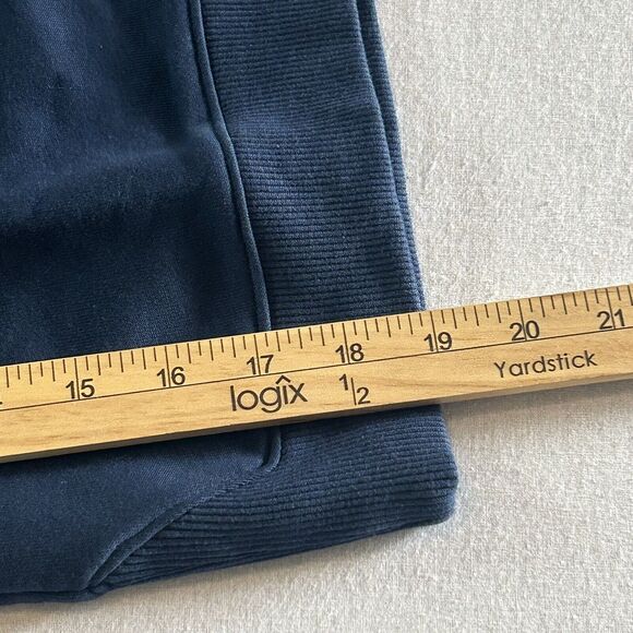 Under Armour Girls Shirt Favorite Terry Crew Navy/Pink Loose Fit Youth Small - Picture 9 of 9